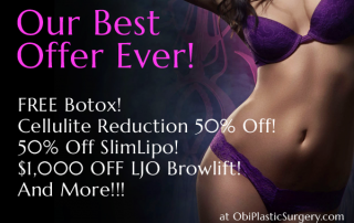 Summer Plastic Surgery Specials at Obi Plastic Surgery