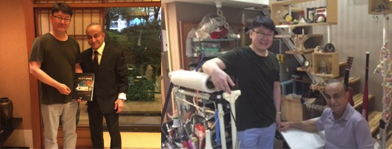 Dr. Obi meets with Dr. Hee Young Lee at Medikan in Korea