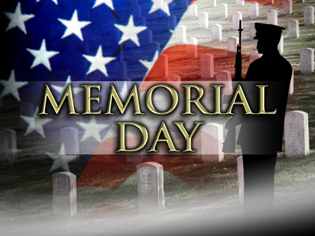 Memorial Day with Flag